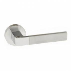 Forme FMR254SCPC Asti Lever on Round Minimal Rose SC/PC | Specialist Ironmongery & Industrial Suppliers Ltd