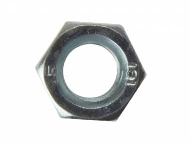 Added Forgefix 10NUT20 Hex Full Nuts M20 BZP Pack 10 To Basket