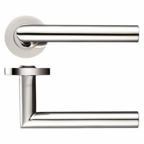 Added Zoo ZCS010PS Mitred Lever on Rose 19mm - Polished Stainless Steel  To Basket
