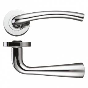 Added Stanza ZPZ010CP Assisi Lever on Rose - Polished Chrome  To Basket