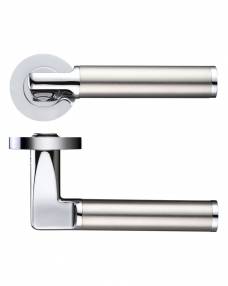 Added Stanza ZPZ030CPSS Milan Lever on Rose - Polished Chrome / Satin Stainless  To Basket