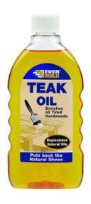 Everbuild Teak Oil 500ml (12) | Specialist Ironmongery & Industrial Suppliers Ltd