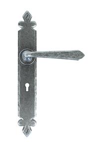 Added Pewter Cromwell Lever Lock Set To Basket