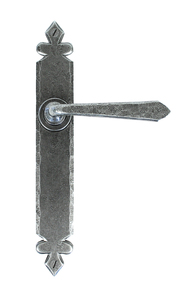 Added Pewter Cromwell Lever Latch Set To Basket
