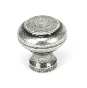 Added Pewter Regency Cabinet Knob - Small To Basket