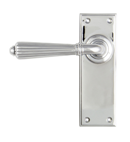 Added Polished Chrome Hinton Lever Latch Set To Basket