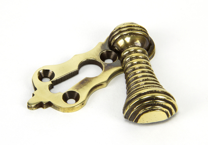 Added Anvil 83817 Aged Brass Beehive Escutcheon To Basket