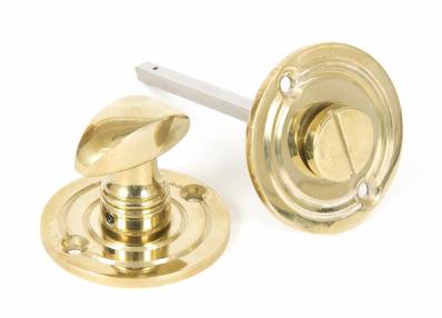Added Polished Brass Round Bathroom Thumbturn To Basket