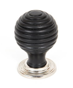 Added Ebony and PN Beehive Cabinet Knob 35mm To Basket