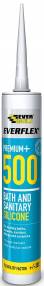 Added Everbuild 500 Sanitary Silicone 300ml  To Basket