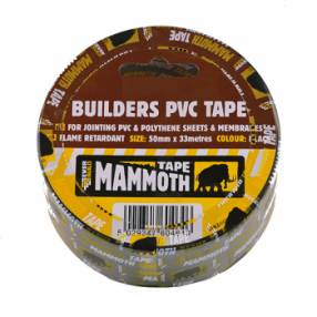 Everbuild Builders PVC Tape 50mm x 33m | SIIS Ltd