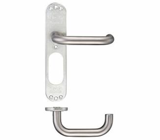 Added Zoo ZCSIP19SP 19mm Return to Door Inner Latch Backplate - Satin Stainless To Basket