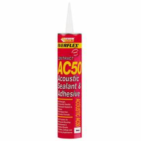 Added Everbuild AC50 Acoustic Sealant & Adhesive 380ml - White  To Basket