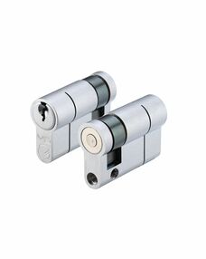 Added Vier 5-Pin Single Euro Cylinders - Satin Chrome To Basket